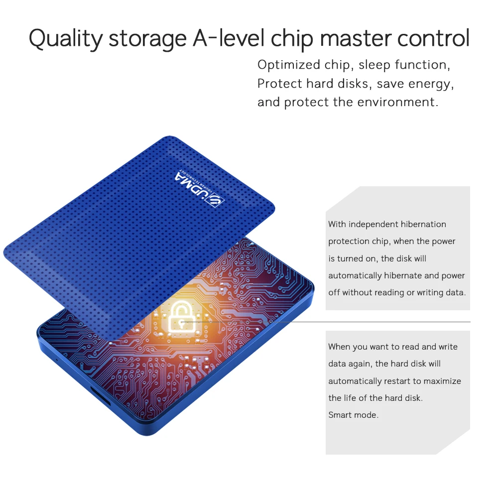 UDMA 2.5'' External Hard Drive Disk USB3.0 HDD 1TB 2TB Portable HDD Storage for PC, Mac,Tablet, Xbox, PS4,TV,TV box 4 Color