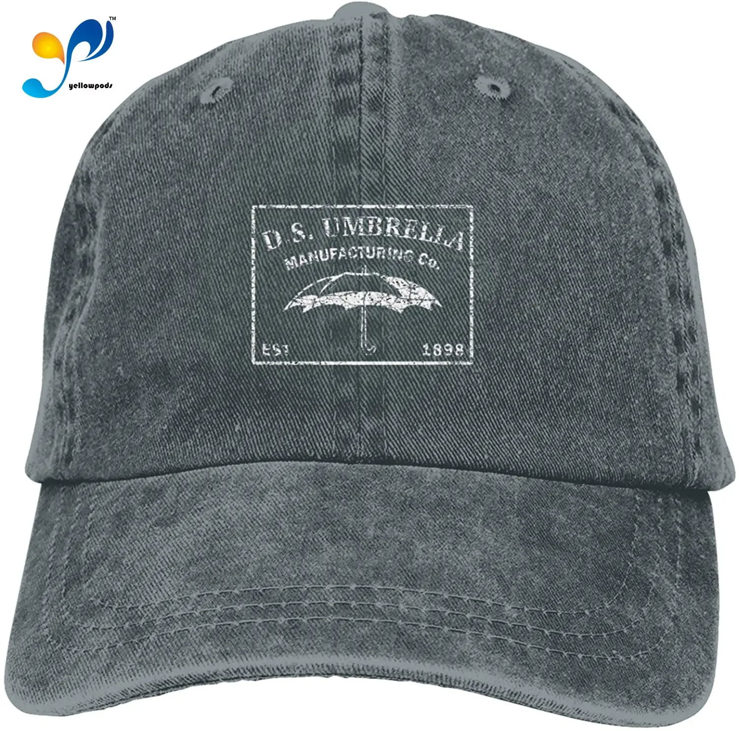 

D.S-Umbrella-Manufacturing-Co Baseball Caps Cotton Dad Hat Adjustable Sandwich Hat,Deep Heather