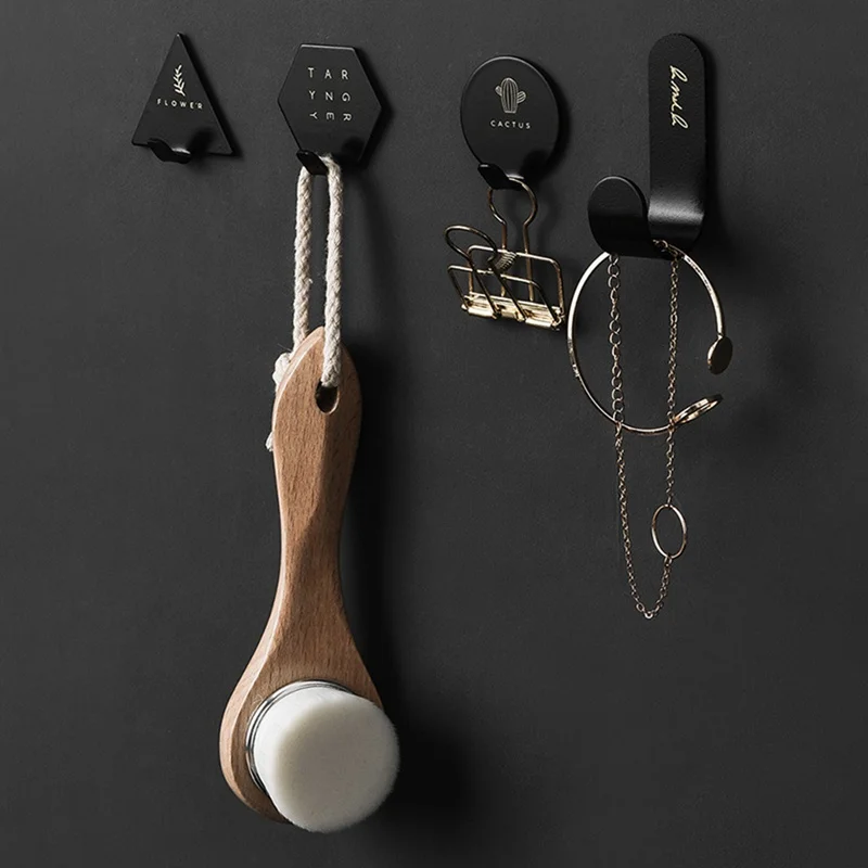 4 шт. железные застежки для ключей в нордическом стиле|Крючки и направляющие| |