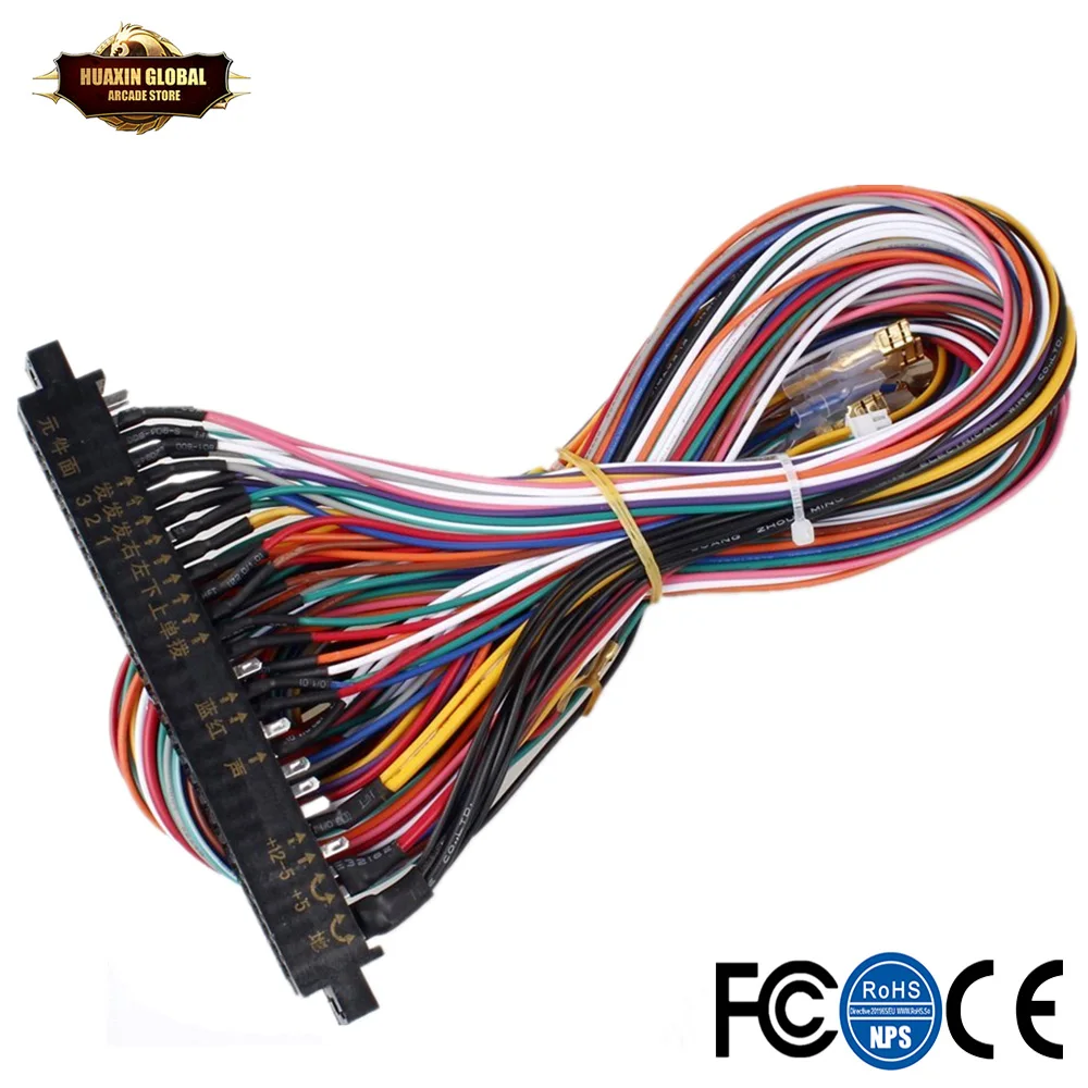 Аркадный жгут проводов JAMMA 56 Pin с интерфейсом шкафа ткацкий станок многоадресный