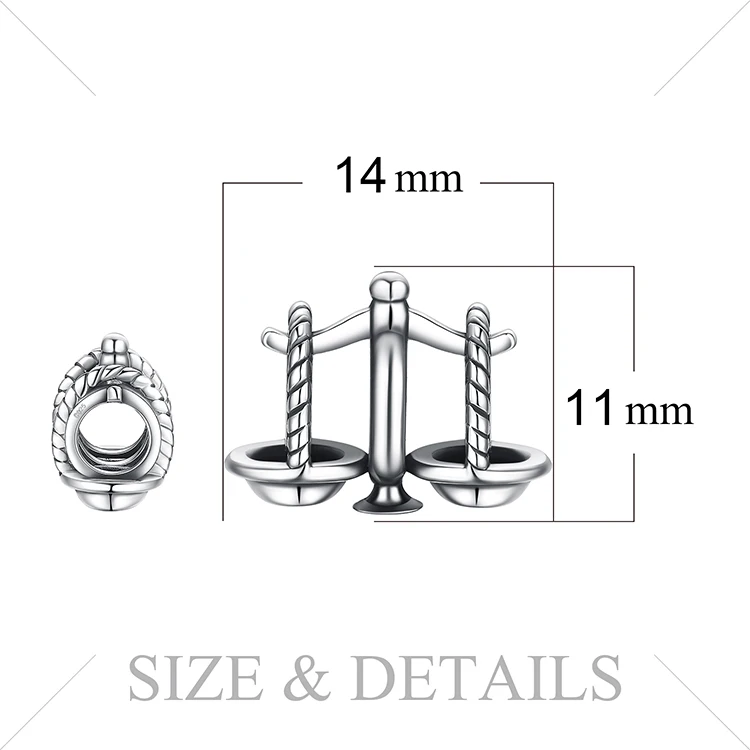 JewelryPalace 925 пробы серебро весы Luck масштаб леди справедливости очарование Новая горячая Распродажа красивый подарок для Для женщин Модные украшения