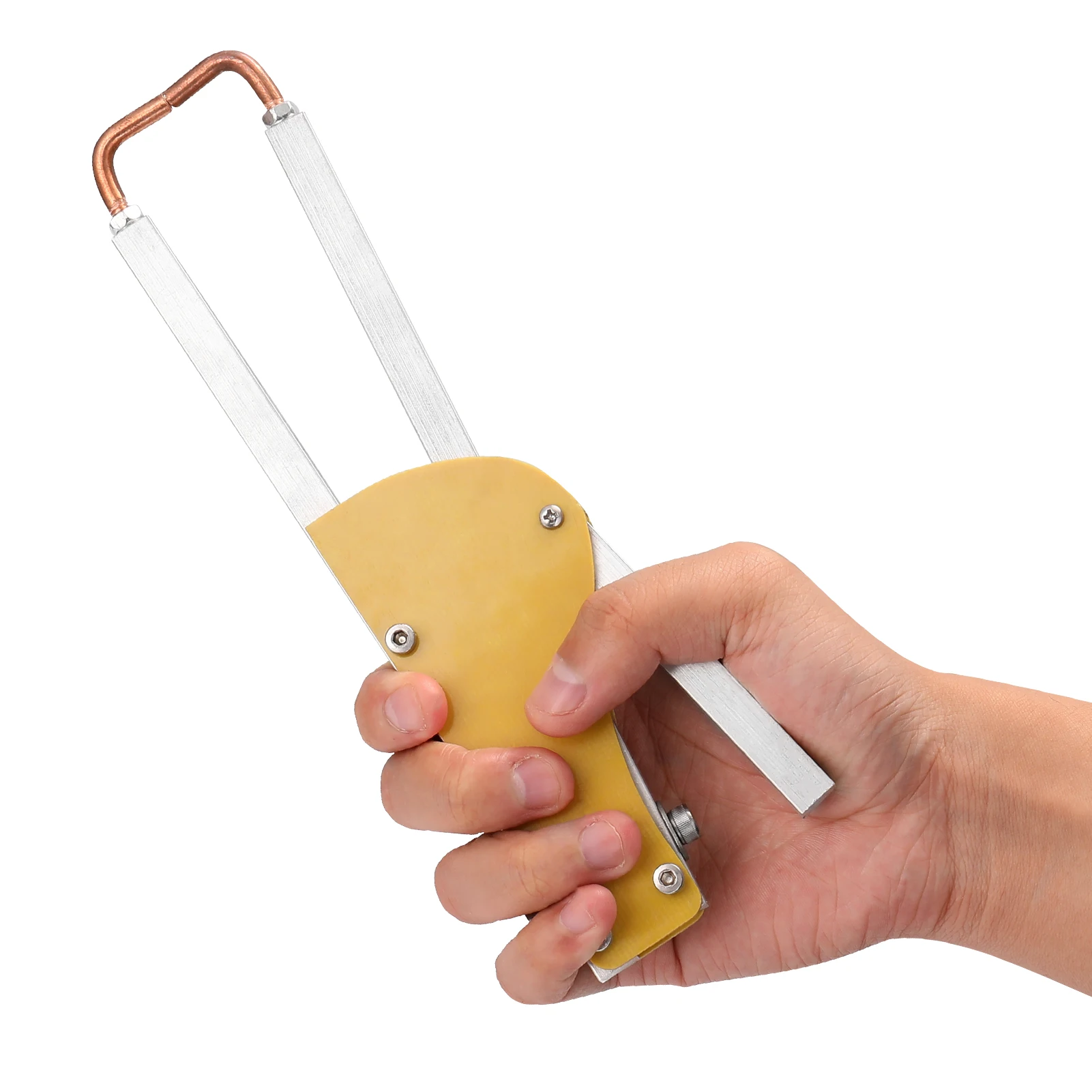 

Spot Welding Machine Pressure Adjustable Special-shaped Epoxy Board Butt-Soldering Tongs Solder Pen for 1+1 mm Steel Plate