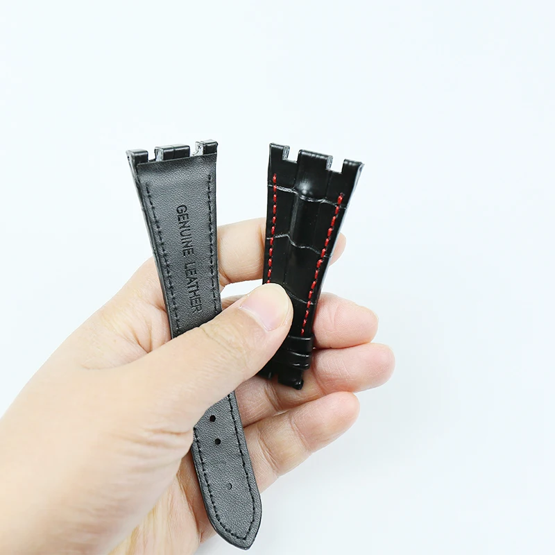Watch accessories for Royal Oak leather strap AP 26470 26133 15703 leather strap 28mm men's and women's sports waterproof strap