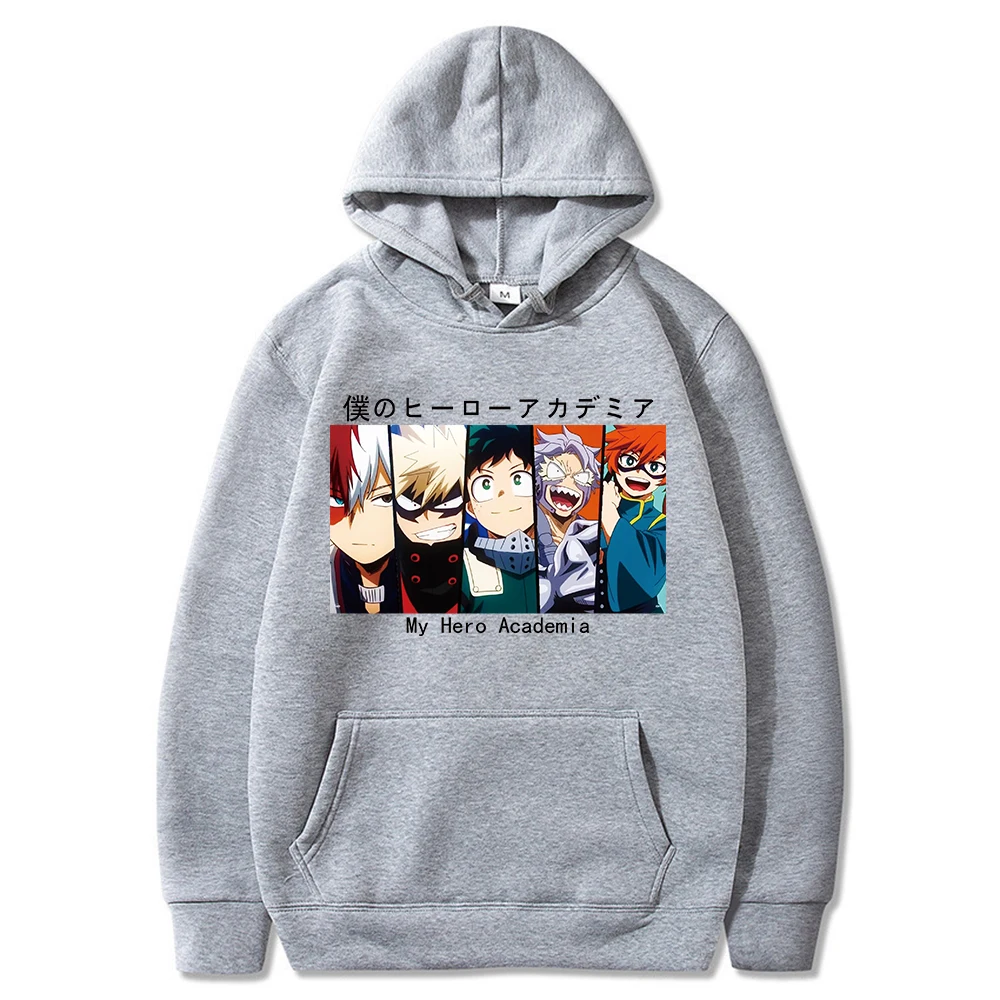 Мой герой Академии аниме Todoroki шото толстовки Мужская модная уличная одежда с