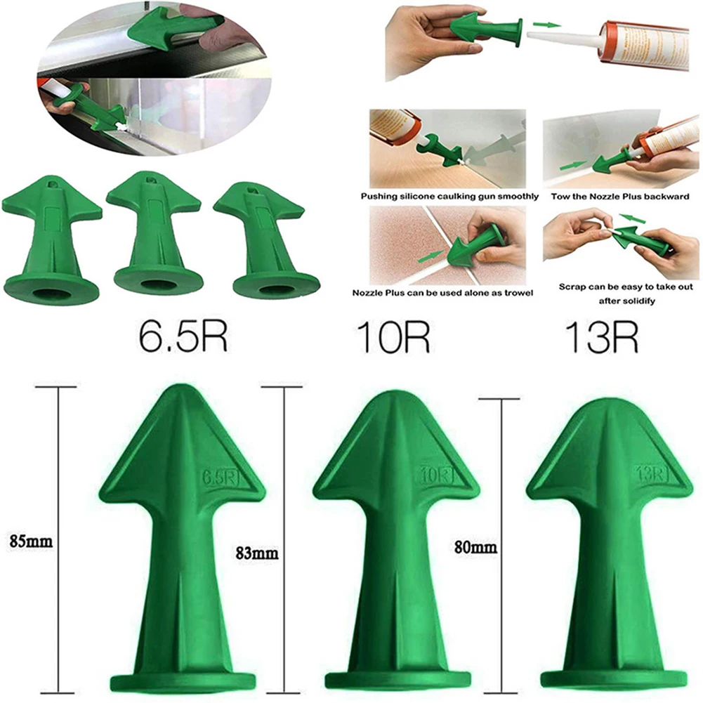 

For kitchen bathroom Caulking Nozzle Stainless Steel Silicone Sealant Useful