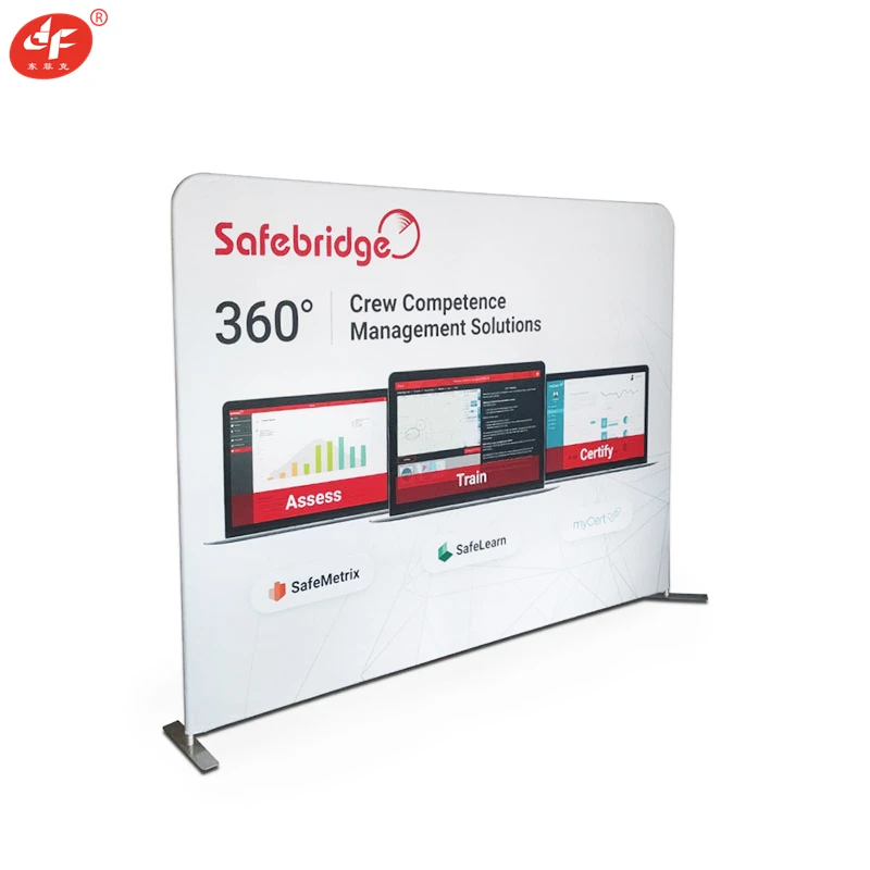 8 футов Натяжной тканевый Дисплей Выставочный баннер фон только Печатный Баннер