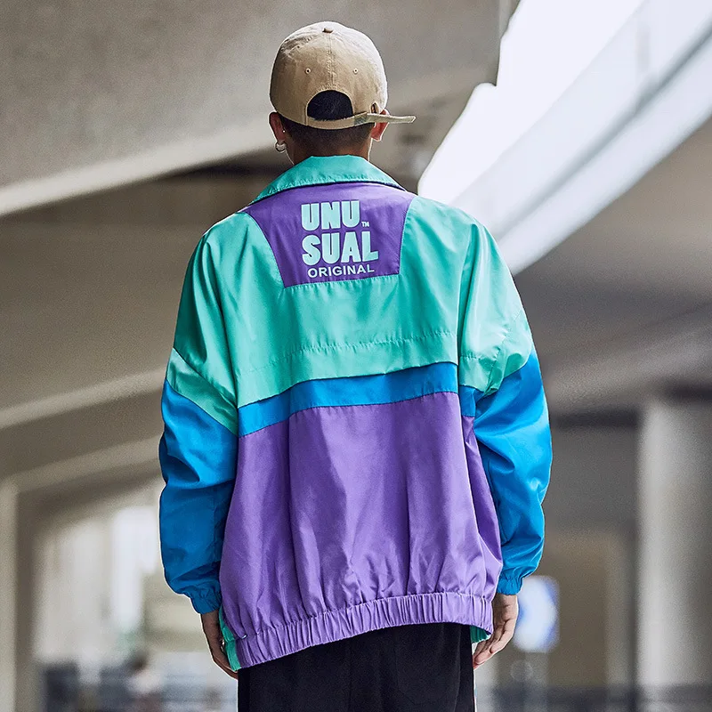 Мужская повседневная куртка бомбер свободная теплая большого размера в стиле