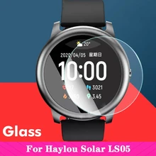 Para Haylou Protector Solar de pantalla de vidrio templado para Xiaomi Haylou Solar LS05 película transparente antiarañazos a prueba de explosiones.