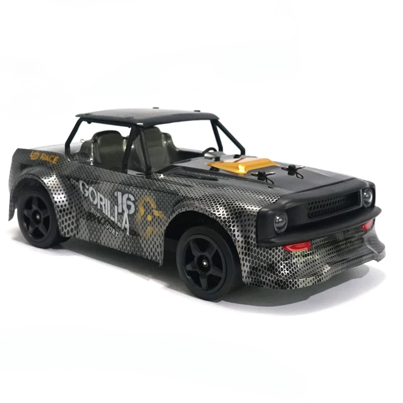 Новый RTR RC автомобиль 4WD 1/16 2 4G 30 км/ч Дрифт гоночный с LED светильник плоский бег