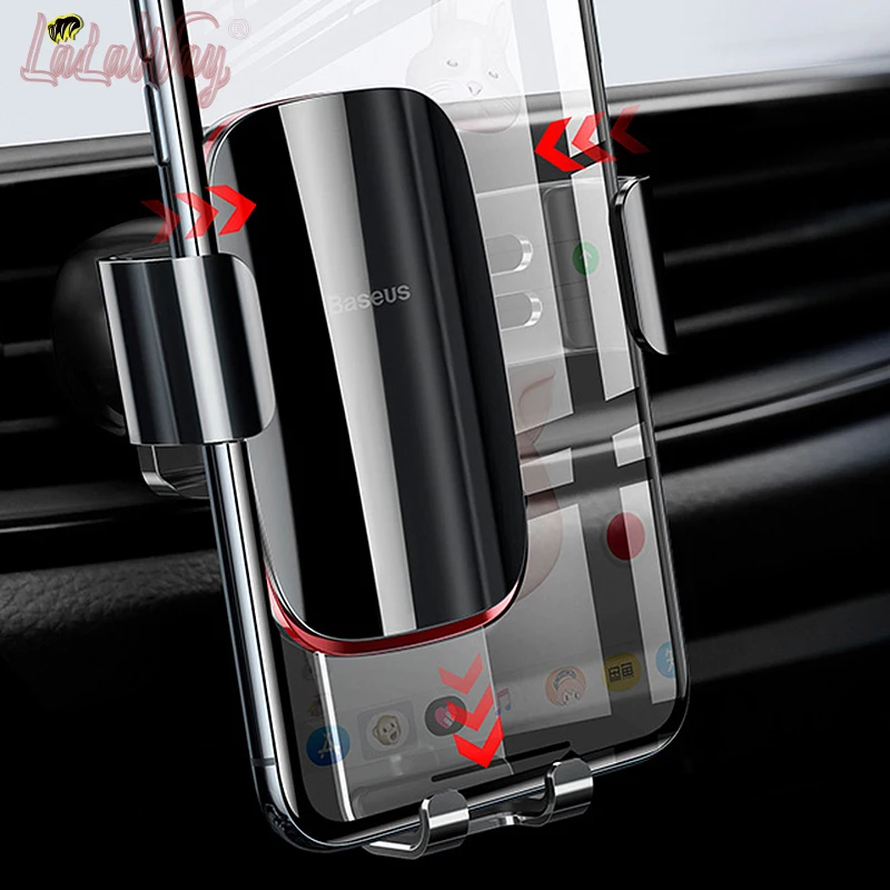 Автомобильный держатель для телефона с креплением на вентиляционное отверстие
