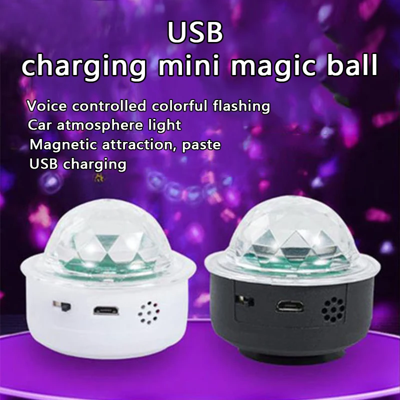 

RGB Color Mini Car Stage Light 3W Portable LED Effect Lights for Disco Family Party Holiday Effect Lamp Recharge Laser Light