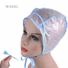 Колпачок для красителя + крючок, многоразовый набор, Профессиональный парикмахерский цвет, подсветка, глазурь, цветные Инструменты для укладки волос