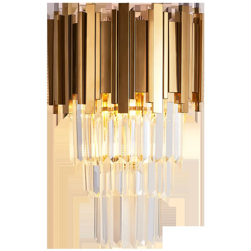 

nordice living room decoration glass wall sconces blue wall light crystal rope living room corridor dining room wall lamp