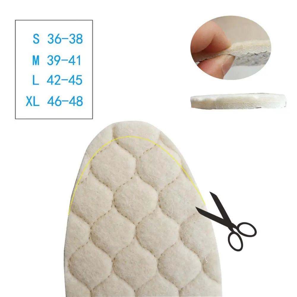 Стельки с подогревом из овчины для мужчин и женщин теплые стельки алюминиевой