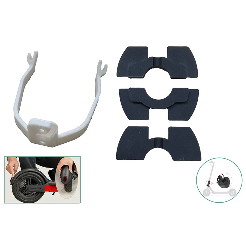 3 шт. резиновые амортизаторы вибрации и опорная рамка заднего крыла для