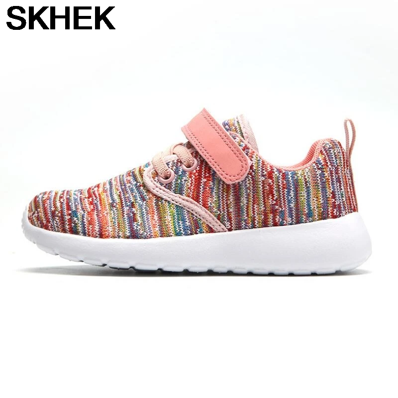 

Кроссовки SKHEK из ПУ кожи для девочек и мальчиков, детская обувь для скейта, модная повседневная обувь для детей 2-10 лет