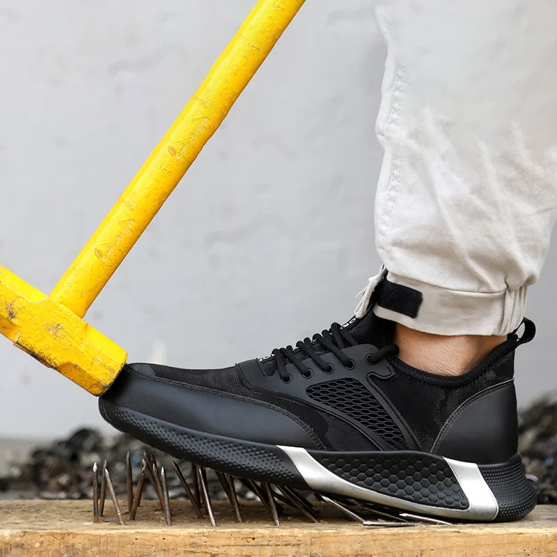 2021 Для мужчин Сталь носок Рабочая безопасная обувь Открытый легкий Повседневное