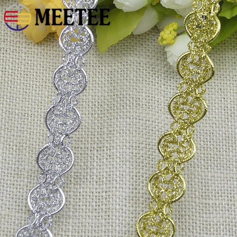 Лента с изогнутой кружевной отделкой ширина 10 метров 2 см|Кружево| |