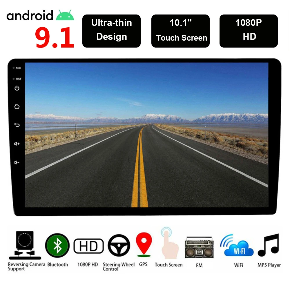 Ture 2G 9/10. 1 дюймов 2 Din Android 9,1 Автомобильный мультимедийный авто радио 2Din Авторадио Gps центральный Fm USB Doble автомобильный стерео 47