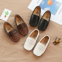 new style kids slip on loafers with flat soft sole for spring and winter