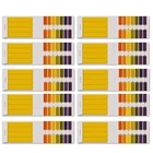 10 упаковок тестовых индикаторов PH 1-14, 800 лакмусовая бумага, весы для проверки лимонного сока, молока, жидкого моющего средства в комплекте