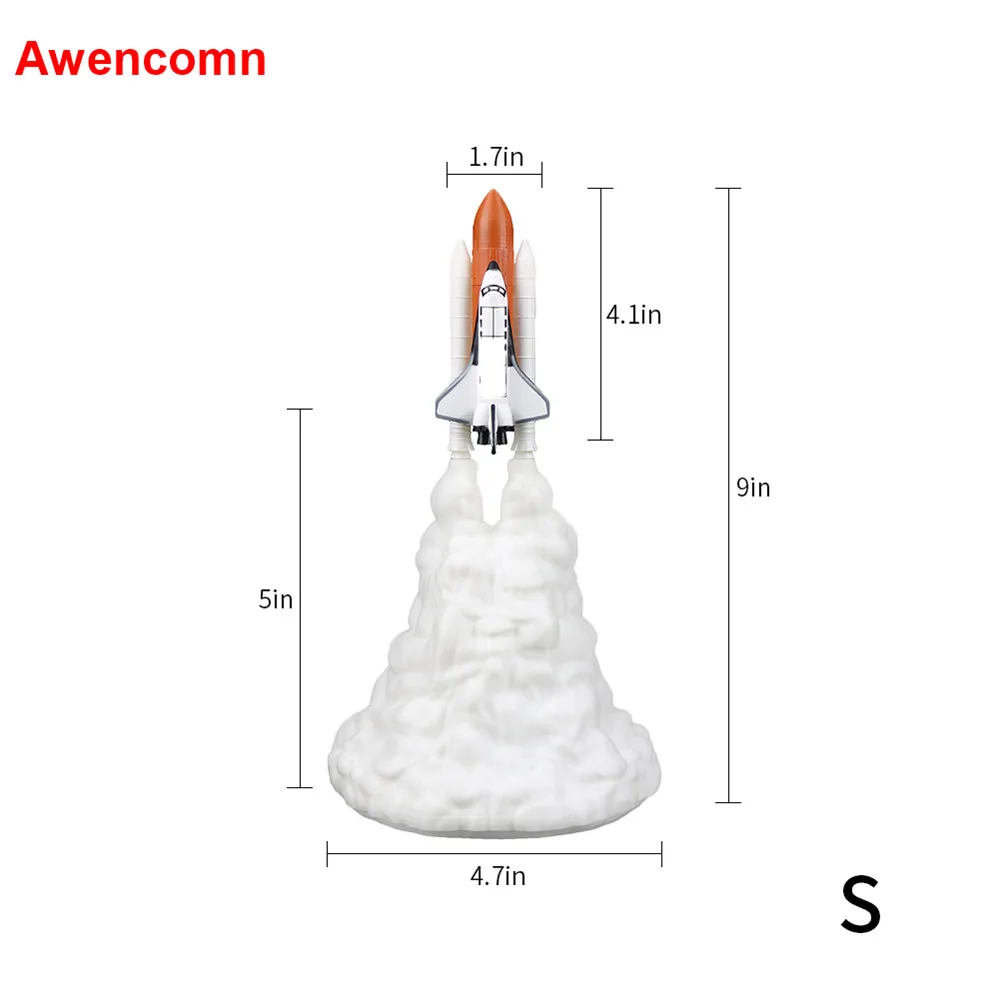 Космический Шаттл искусственная кожа в носветильник 3D печать для любителей