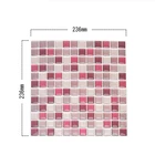 Мозаичная настенная плитка, водонепроницаемые обои с эффектом 3D, самоклеящиеся обои, самоклеящиеся обои, для кухни, ванной, дома