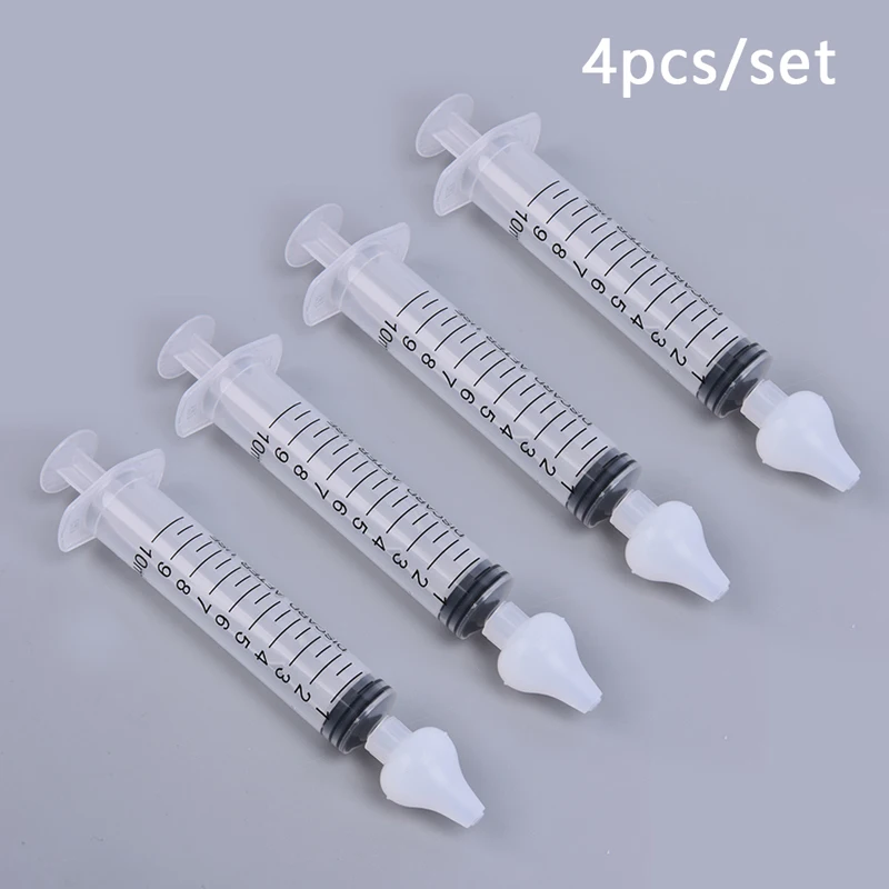 4pcs Professional Syringe Nasal Irrigator with Syringes for Baby Infant Safe Cleaner Newborns Infants Nose | Мать и ребенок