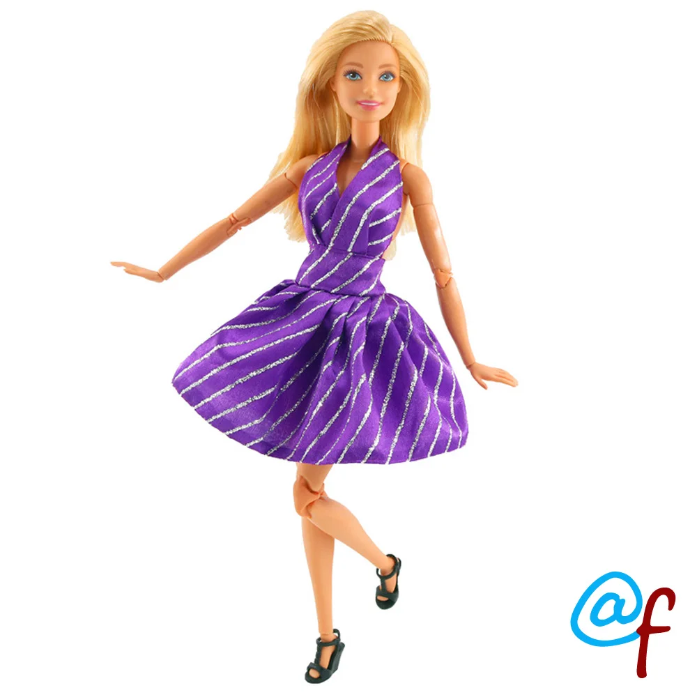 N-6 1-set Doll Clothes Girl DIY for 1/6 OOAK Beauty Doll's Dress A Brand Head As Gift If 3sets or More