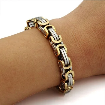 Byzantine Fashion Men's Stainless Steel Bracelet 1