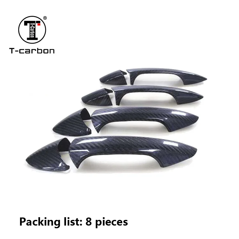 Накладки на дверную ручку для Mercedes Benz из углеродного волокна класса A B C E S GLA GLK CLA