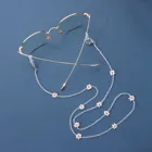 Цветок ожерелье Маргаритка для женщин очки из бисера цепи модная Маргаритка держатель ожерелье ювелирные изделия