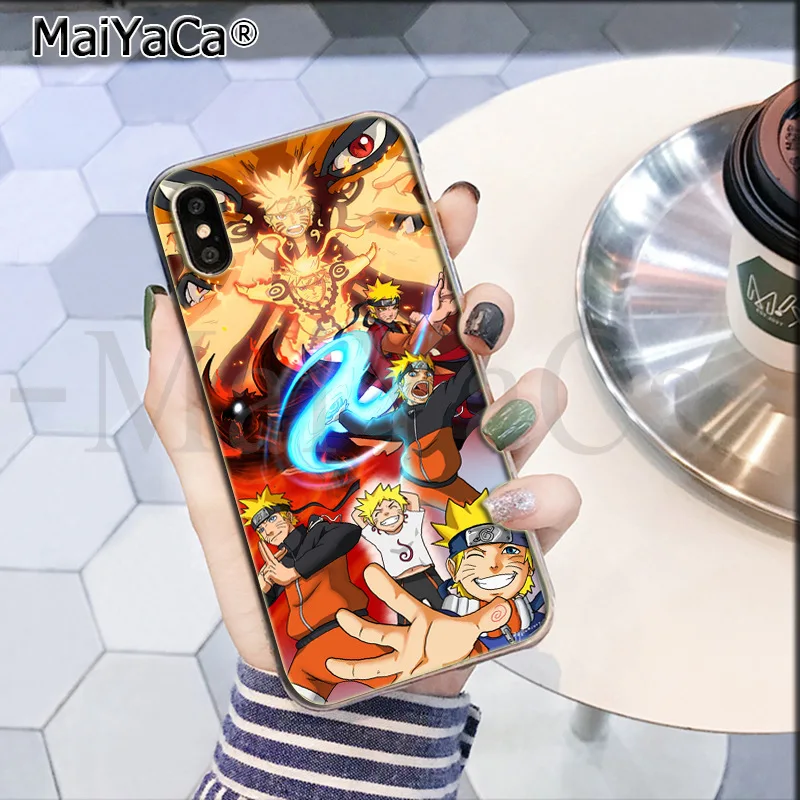 Наруто Мягкий ТПУ силиконовый в продаже роскошный крутой чехол для телефона IPhone 8