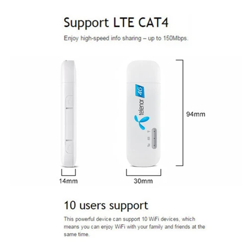 Лот 100 шт разблокированный huawei E8372 E8372h-608 с антенной 2 шт 150 м LTE USB Wingle 4G WiFi модем автомобильный wifi E3372