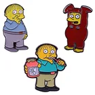 Брошь с эмалью Ralph Wiggum в стиле аниме