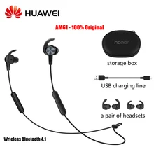HUAWEI Honor xSport Bluetooth 4.1 AM61 Headset  for Xiaomi Huawei Earphones with IP55 Level Protection Magnetic Design