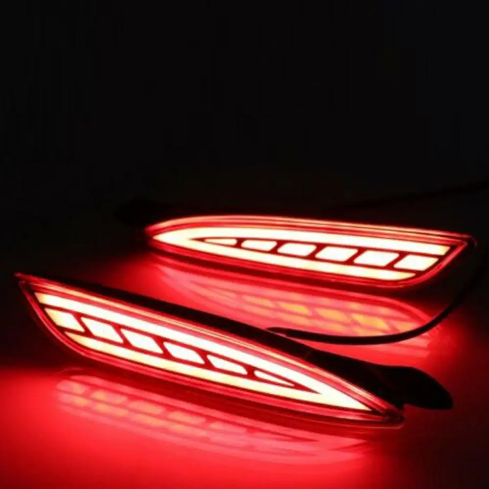

Car Red lens Light LED Rear Bumper Reflector fog Lamp For Mazda 3 5 Mazda 6 2014-2018