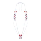 Женское сексуальное нижнее белье с рогаткой, клубничный узор, халтер, мини-бикини, топ с стрингами, Эротические трусики нижнее белье