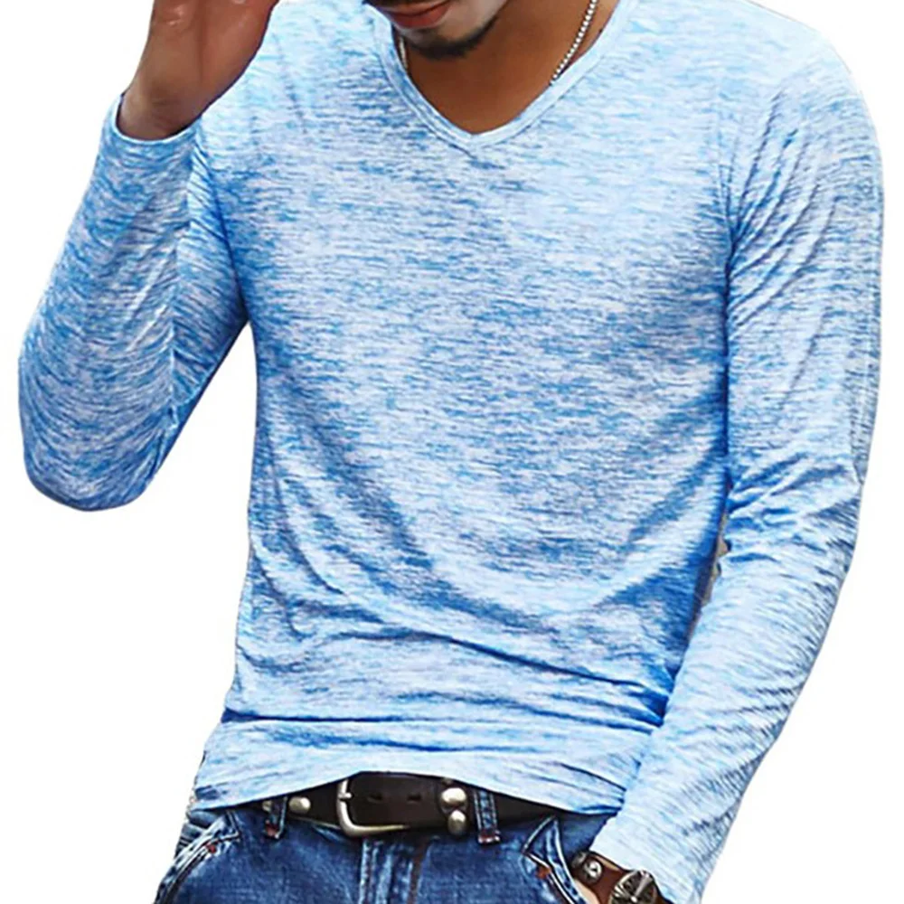 

2021 Fashion Casual New Trends Streetwear Slim OL Pullover Men's T-shirt Spring Summer Fall Male Fashion Clothing Tops