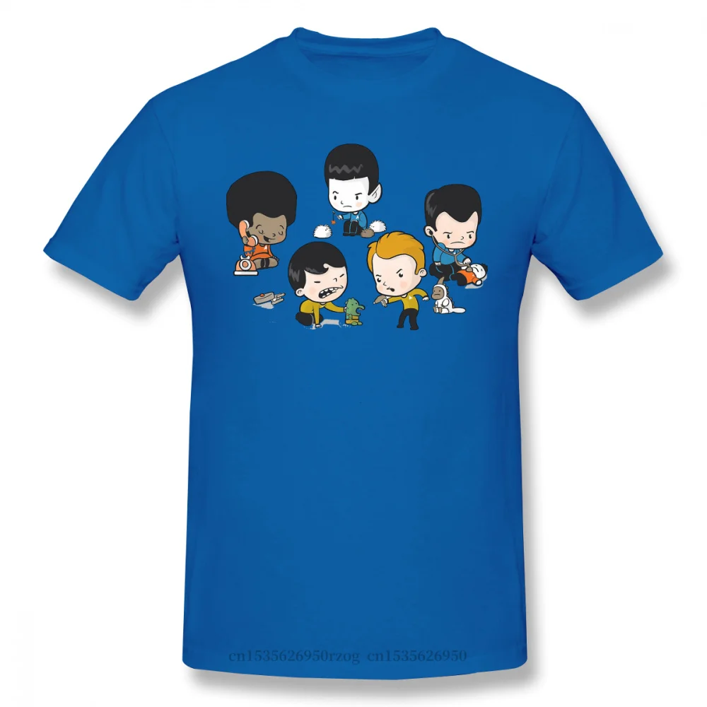 

Starfleet Daycare Homme Cool T-Shirt Stars Treke Science FictionTV Series Tees Pure Cotton Oversized Short Sleeve