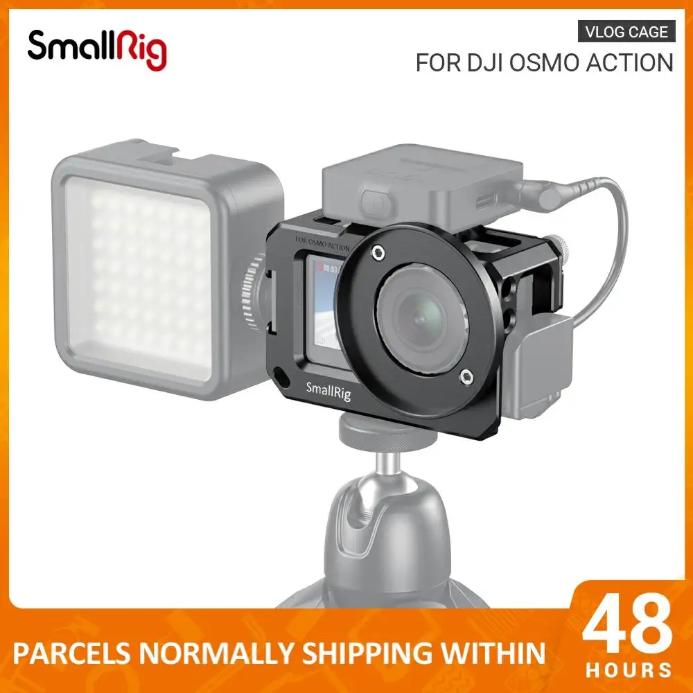 Клетка SmallRig для экшн камеры DJI Osmo с двумя креплениями холодного башмака
