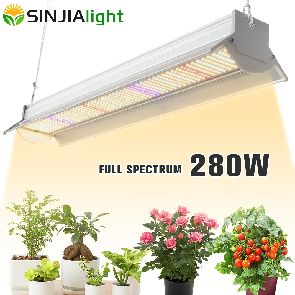 280W Led Grow Light Full Spectrum 560LEDs Board Plant Growing Lamp IR Phytolamp for Indoor Flowers Vegs Grow Tent Greenhouse