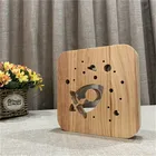 3D Деревянный ночник Rocket, Декор, ночник, настольный USB-светильник, визуальная спальня, детский деревянный декоративный Новый светильник льник, Прямая поставка