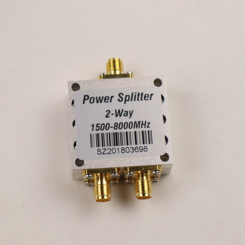ZQTMAX 2 Way SMA силовой сплиттер-Сумматор гнездовой разъем 8G высокая частота 1,5-8 ГГц делитель