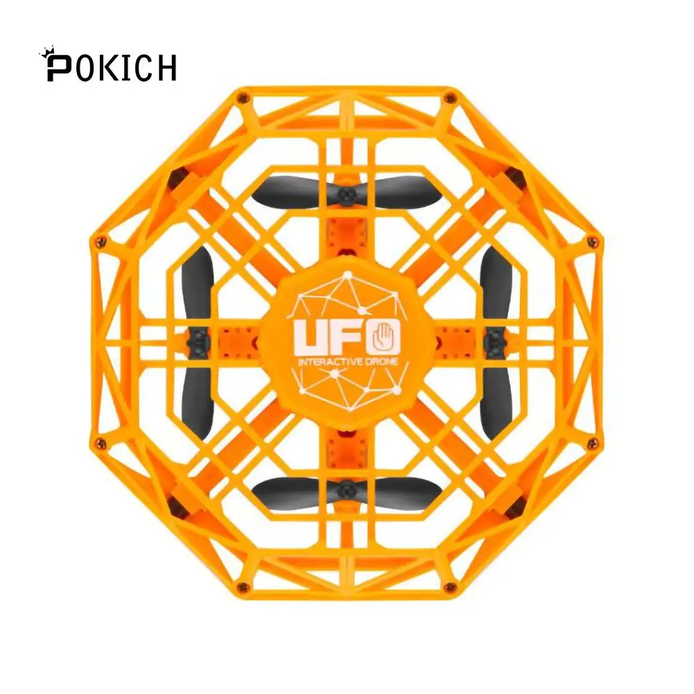 Мини индукционный вертолет UFO RC Дрон вращающийся на 360 ° умный для детей игрушки
