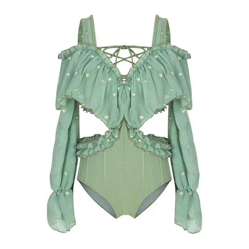 

Swimsuits Woman Swim Suits Monokini Push Up Bikinis Female Swimwear One Piece Rashguard New Swimsuit Women Long Sleeve