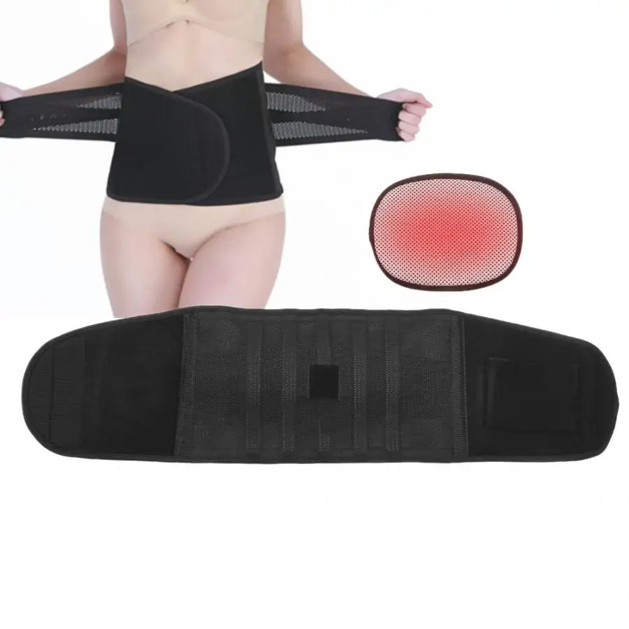 Массажер для поддержки талии самонагревающийся пояс спины защитный мужчин и