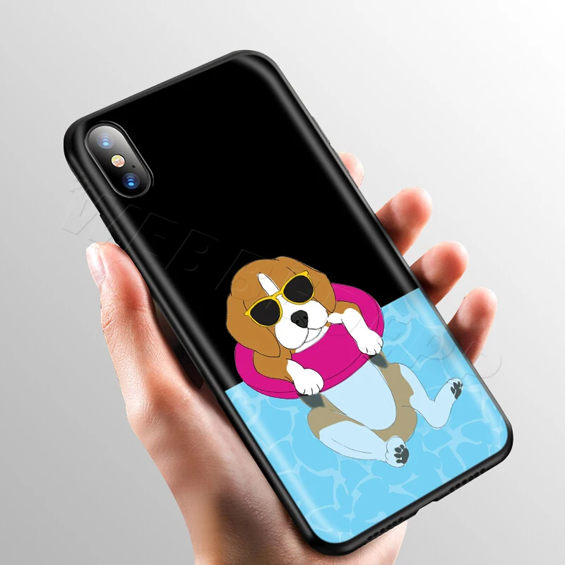 Webbedepp собака породы Бигль чехол для Apple iPhone 11 Pro XS Max XR X 8 7 6 6S Plus 5 5S SE