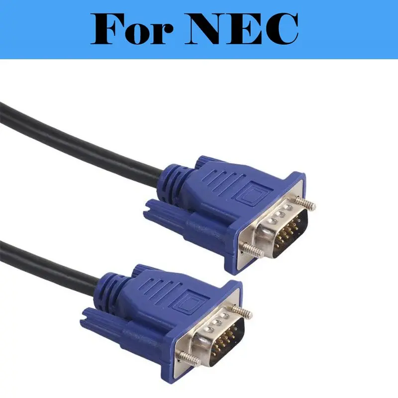 1 5 м Проектор Удлинительный Кабель VGA M/M провод HD 15 Pin Мужской для NEC NP UM352W TM WK UM361X Xi