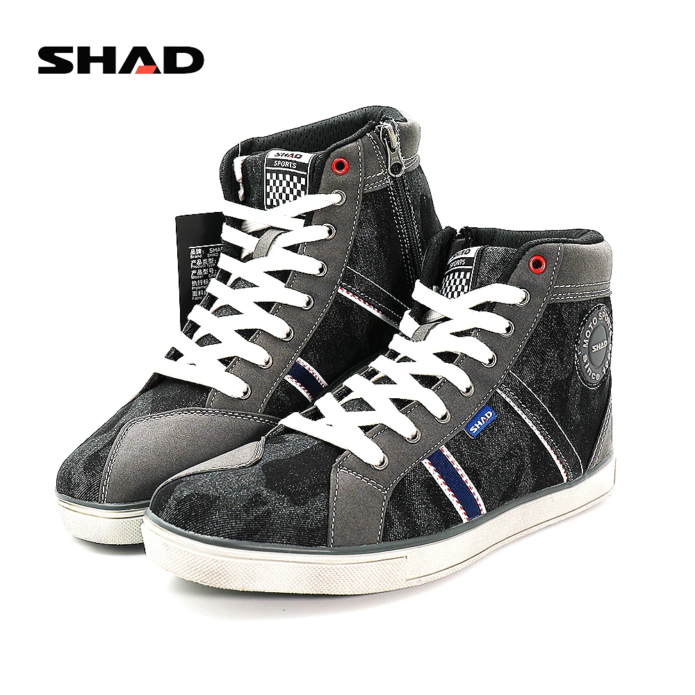 

Men's Motorcycle Steet Moto Shoes Ankle Casual Riding Motocross Shoes Racing Men Boots Breathable Biker Motorcyclist Motorboats